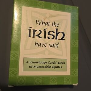 What the Irish Have Said Quote Deck - Green